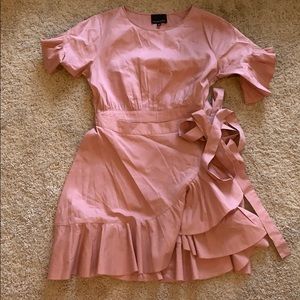 Cynthia Rowley Dress dusty rose wrap dress M